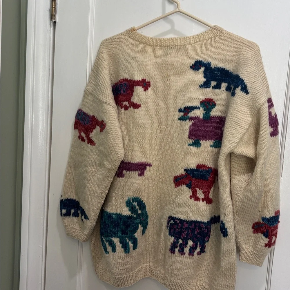 Vintage Putumayo Wool Primitive knit sweater - Picture 8 of 11